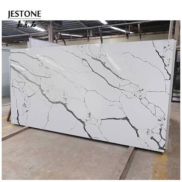 How white quartz with black veins adds character to any space?