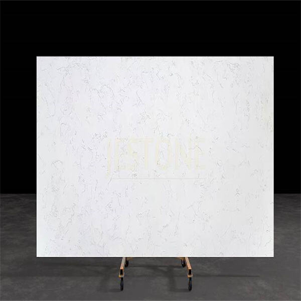 White quartz with the perfect touch of beige